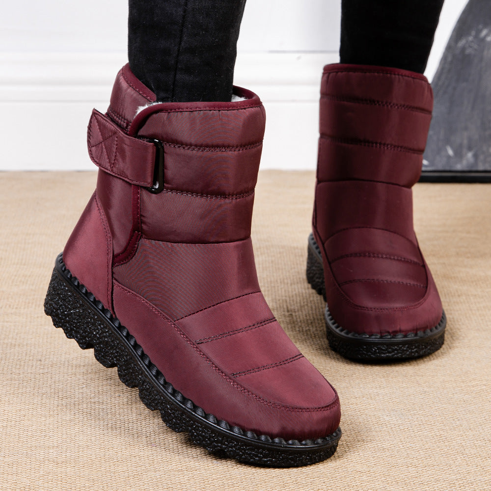 Damen Winterboots mit rutschfester Sohle und warmem Futter EB