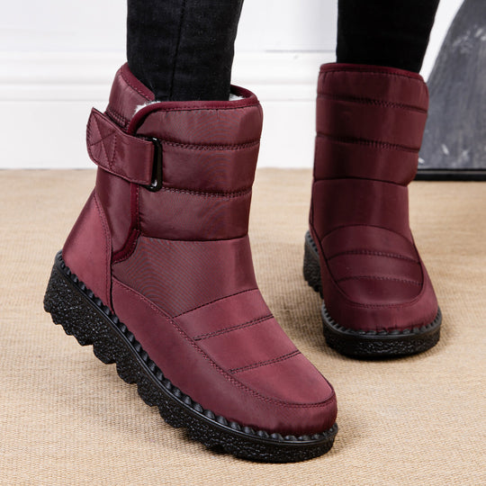 Damen Winterboots mit rutschfester Sohle und warmem Futter EB