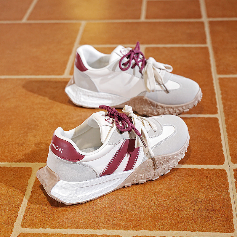 Damen trendige Freizeitsneaker mit rutschfester Sohle und modischem Design EB