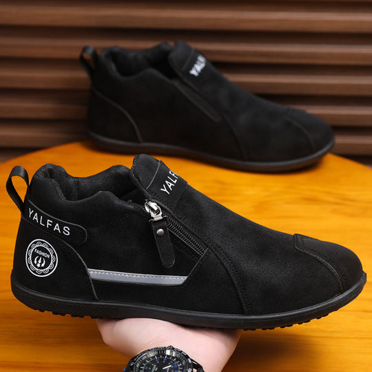 Damen Elegante und bequeme Stiefeletten mit Reißverschluss EB