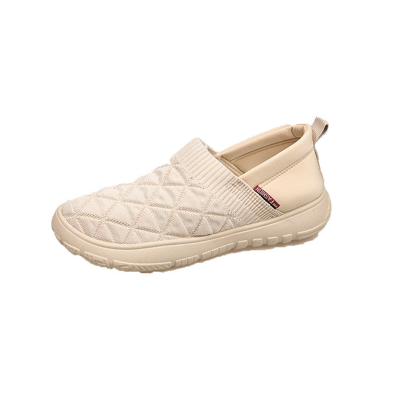 Damen Komfortable Slip-On Sneakers EB