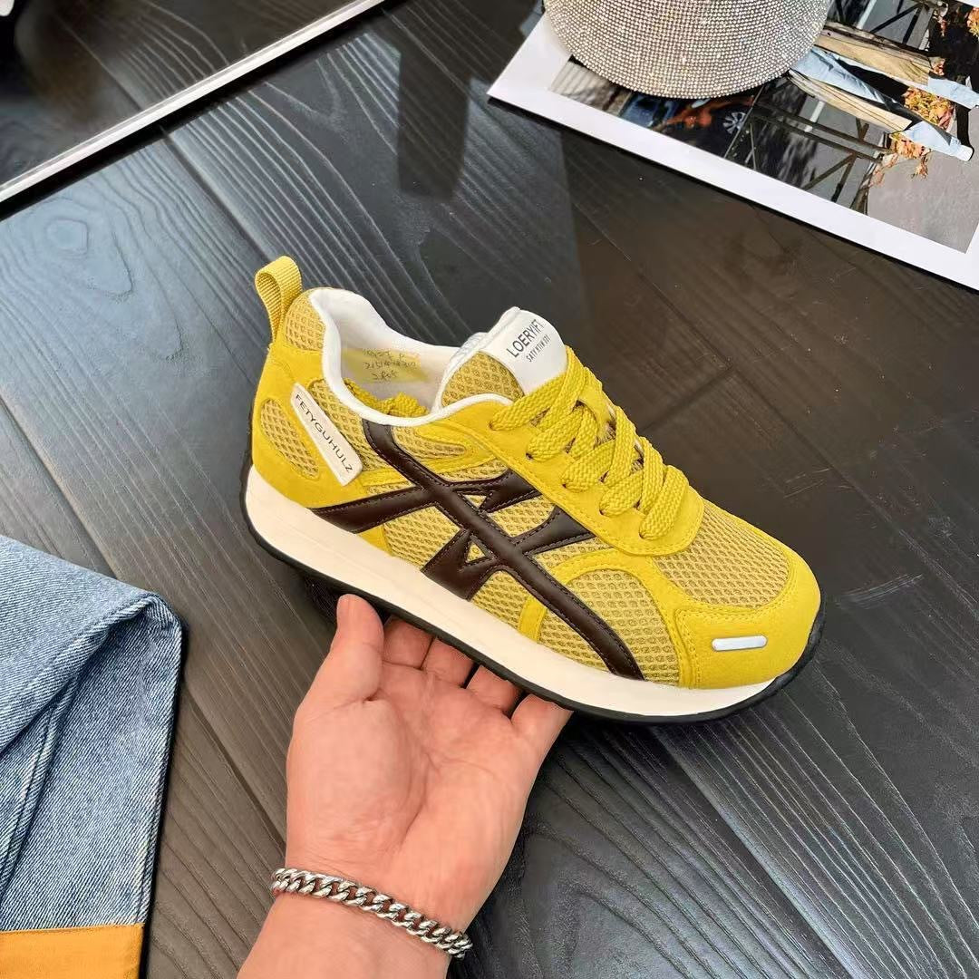 Damen Sportliche Sneakers mit atmungsaktiven Mesh-Details und rutschfestem Profil EB
