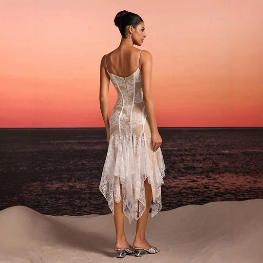 Damen Spitzen-Corsage mit verführerischen Details EB
