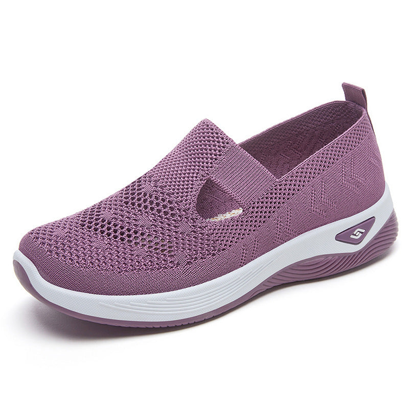Damen Bequeme und atmungsaktive Knit-Slipper EB