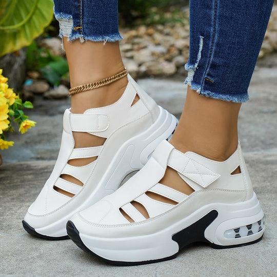 Damen Komfortable Sport-Sneaker mit atmungsaktiver Oberkonstruktion EB