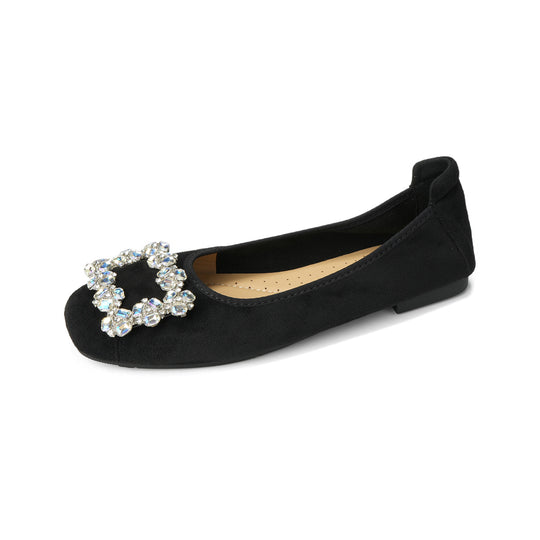 Damen Ballerinas mit funkelnden Applikationen EB