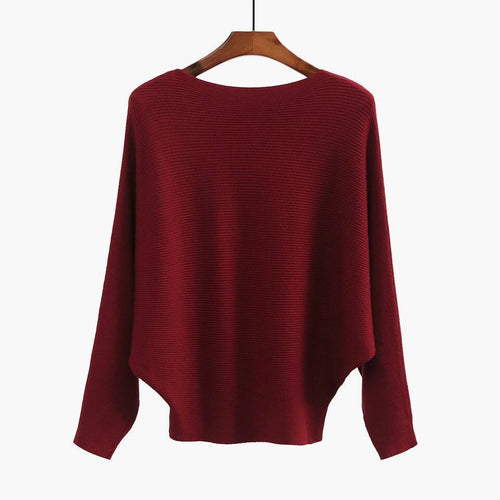 Damen Oversized Strickpullover mit raffiniertem Rippdesign und weitem Schnitt EB