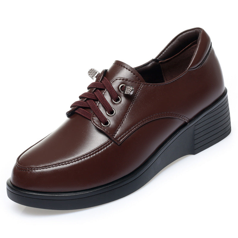 Damen Komfortable High-Top Sneaker mit elegantem Blockabsatz EB