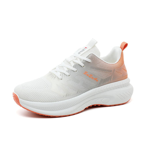 Damen Sportliche und leichte Sneakers mit atmungsaktivem Mesh-Obermaterial EB