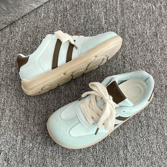 Damen modische Sneaker mit sportlichem Design und bequemer Dämpfung EB