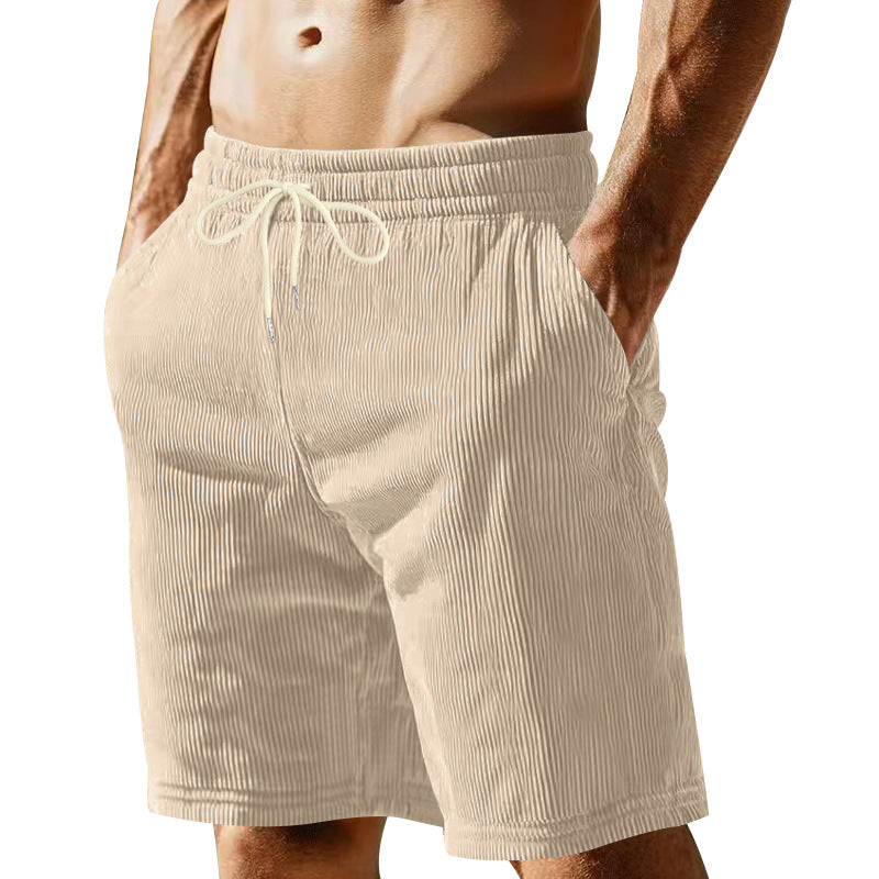 Herren nan knielange Bermudashorts mit elastischem Bund Kordelzug und Seitentaschen EB