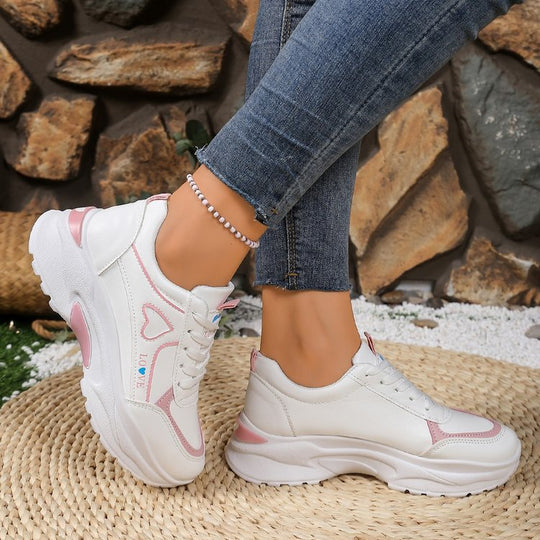 Damen Komfortable Sneaker mit modischem Design EB