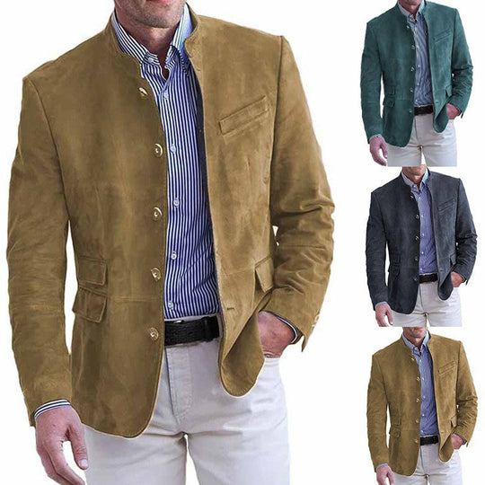 Herren elegante Wildlederjacke EB