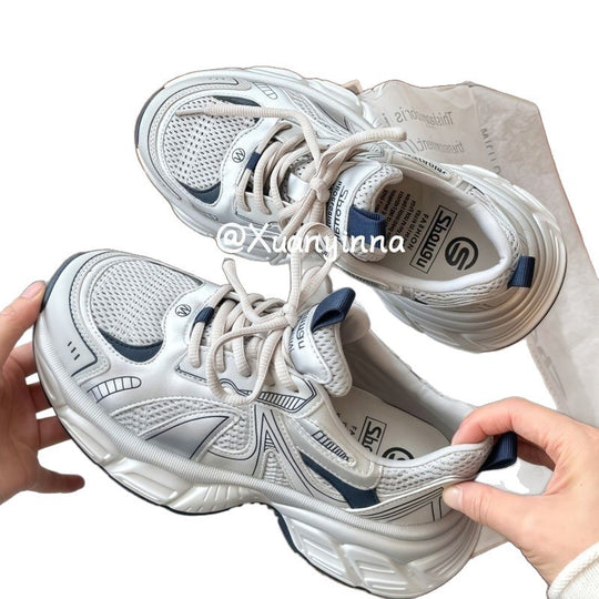 Damen Sportliche Laufschuhe mit atmungsaktiver Oberfläche und dämpfender Sohle EB