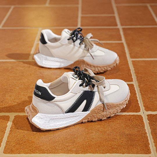 Damen trendige Freizeitsneaker mit rutschfester Sohle und modischem Design EB
