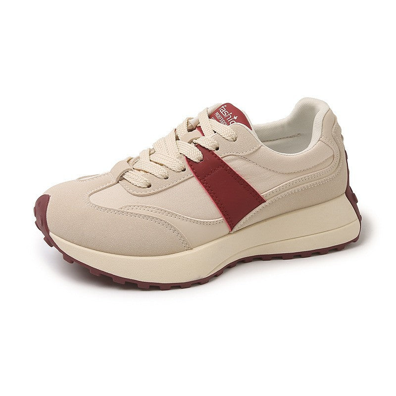 Damen komfortable Freizeitsneaker mit atmungsaktivem Obermaterial und modischem Design EB