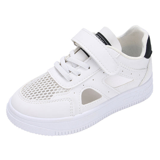 Damen sportliche Sneaker mit praktischem Klettverschluss und atmungsaktiver Mesh-Oberfläche EB