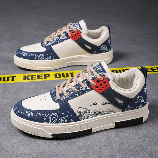 Herren Sportliche Sneaker mit einzigartigem Grafikschema EB