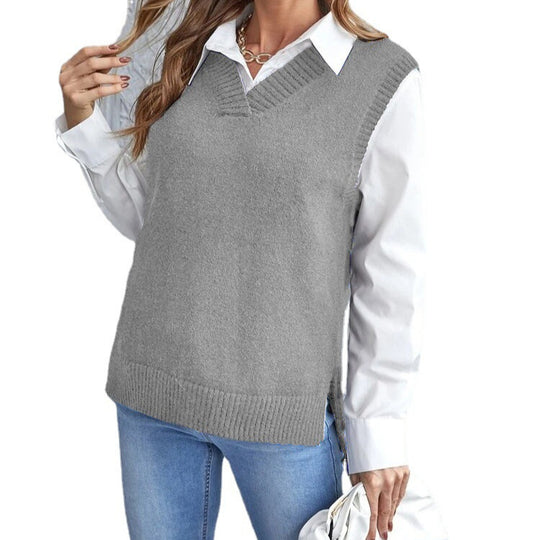 Damen elegante Strickweste EB