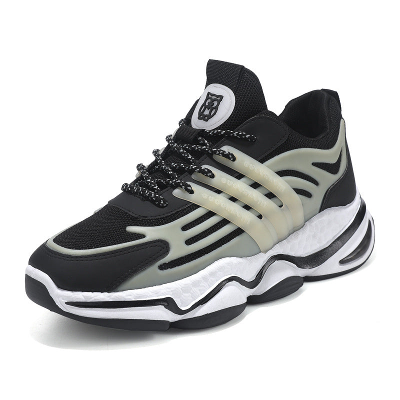 Damen Sportliche Sneakers mit atmungsaktiver Oberflächenstruktur EB