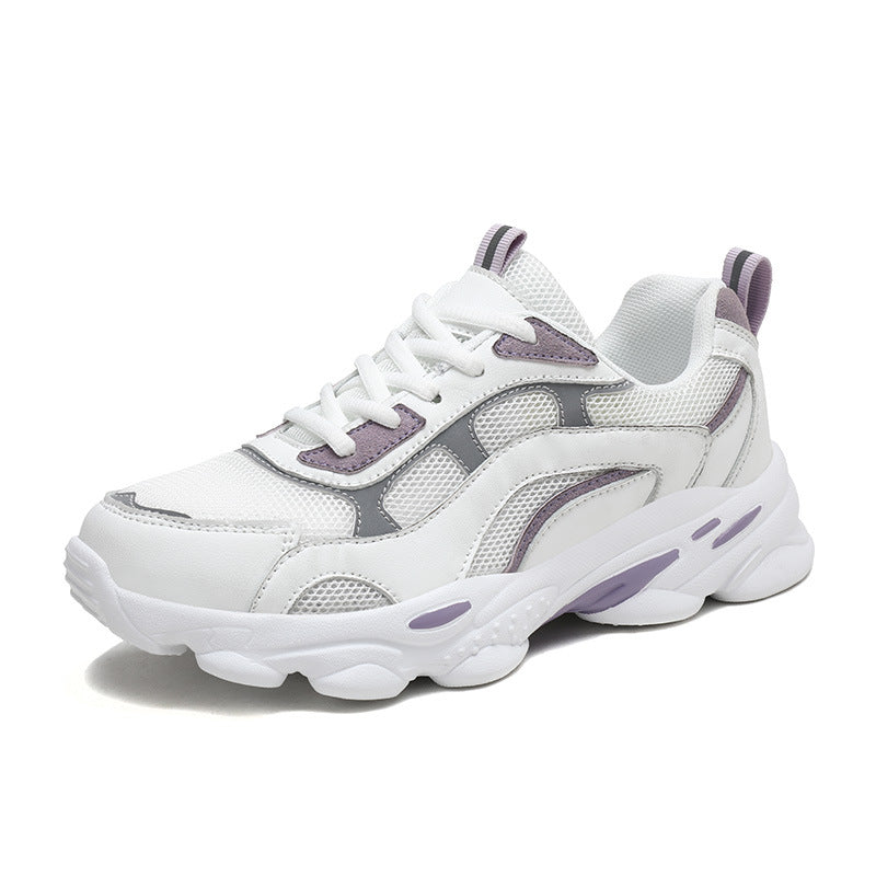 Damen sportive Komfort-Sneaker mit atmungsaktivem Obermaterial und dämpfender Sohle EB
