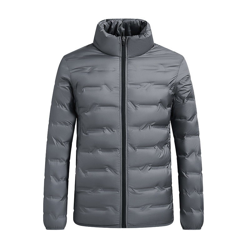 Herren leichte Steppjacke mit thermischer Füllung und Stehkragen EB