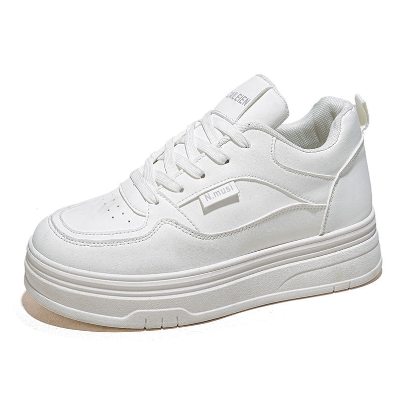 Damen Komfortable und modische Plateau Sneakers EB