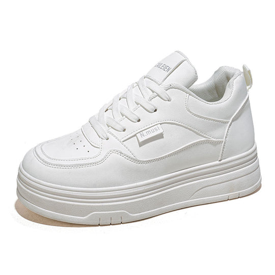 Damen Komfortable und modische Plateau Sneakers EB