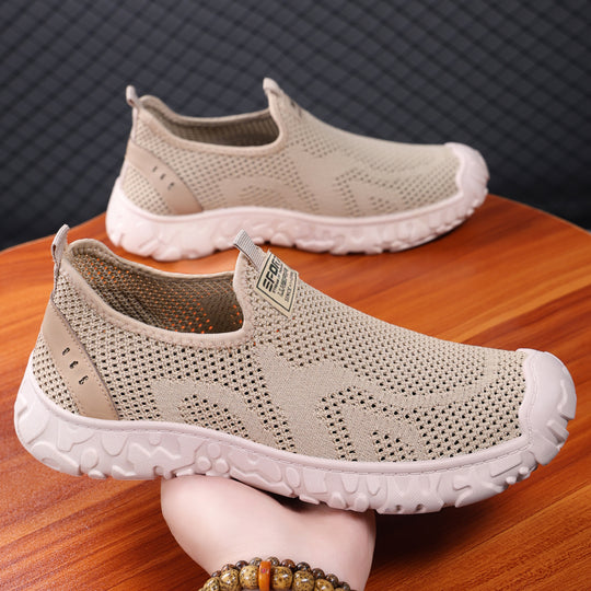 Damen Leichte und atmungsaktive Freizeitschuhe mit elastischem Einstieg EB