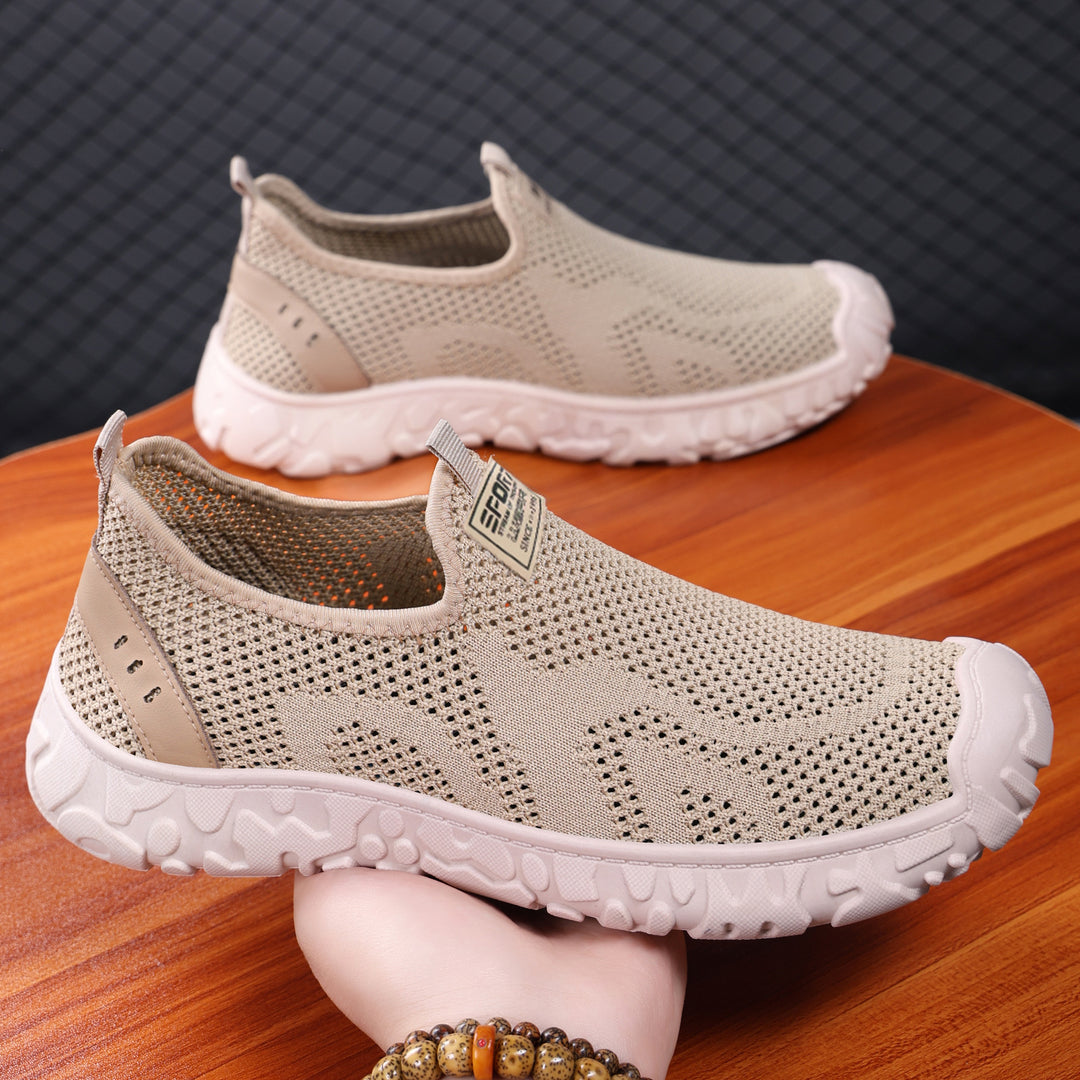 Damen Atmungsaktive Sportschuhe mit rutschfester Laufsohle und flexibler Struktur EB
