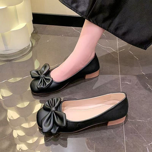 Damen Ballerinas mit eleganter Schleifenverzierung EB