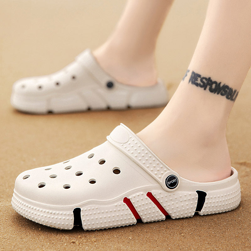 Damen Komfortable und atmungsaktive Clogs mit rutschfester Sohle EB