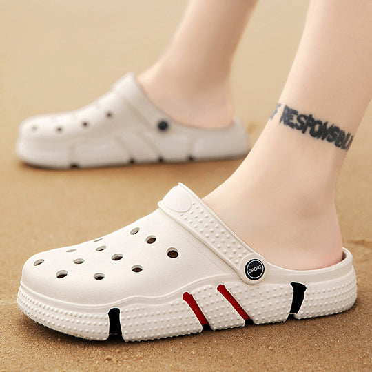 Damen Komfortable und atmungsaktive Clogs mit rutschfester Sohle EB