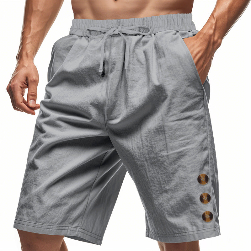 Herren lässige Sport-Shorts mit elastischem Bund und praktischen Seitentaschen EB