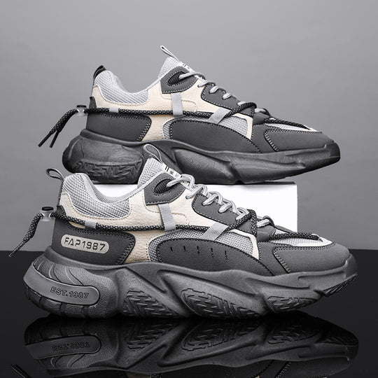 Damen Sportliche Chunky Sneakers mit modischem Mesh-Design und erhöhter Dämpfung EB