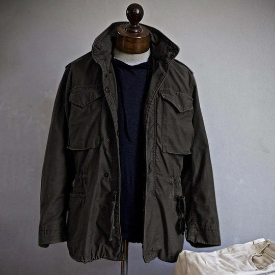 Herren Feldjacke im Militärstil mit Epauletten EB