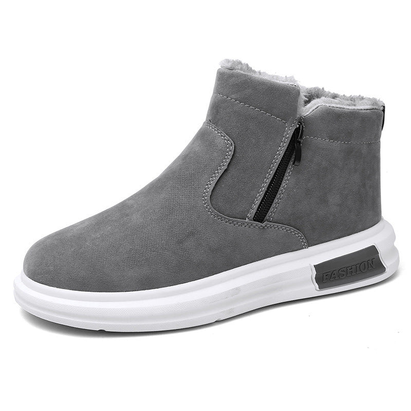 Damen Modische Winterboots mit isolierendem Innenfutter und leichtem Reißverschluss EB