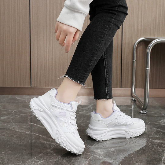 Damen Sportliche Chunky Sneakers mit atmungsaktiver Mesh-Oberfläche und dämpfendem Profil EB