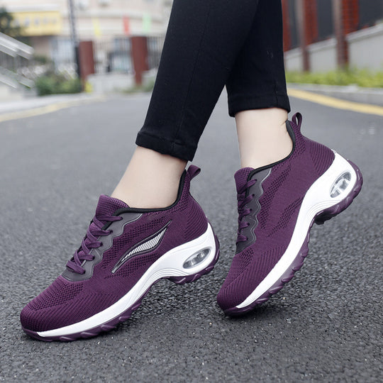 Damen Bequeme und atmungsaktive Laufschuh mit dämpfender Sohle EB