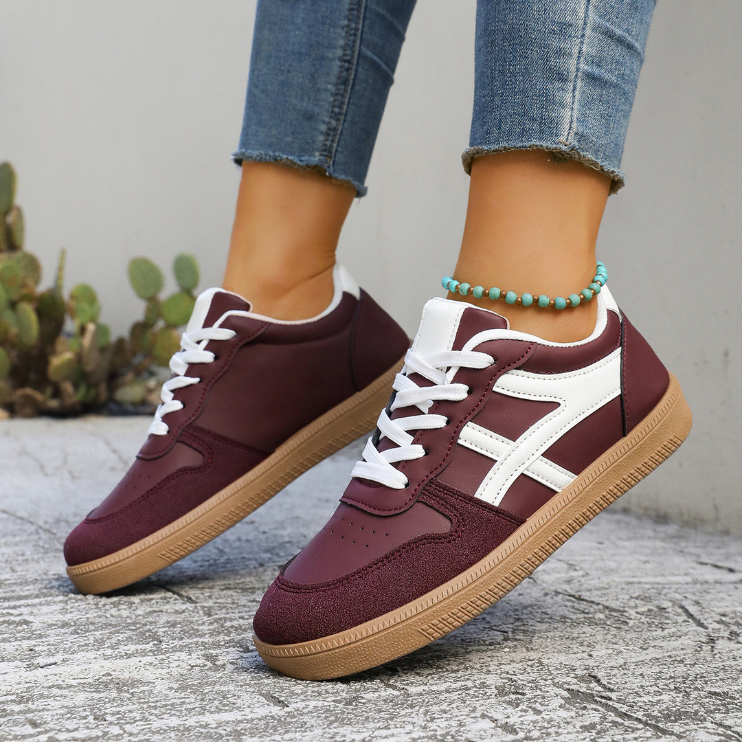 Damen Sneakers mit atmungsaktivem Obermaterial und rutschfester Sohle EB