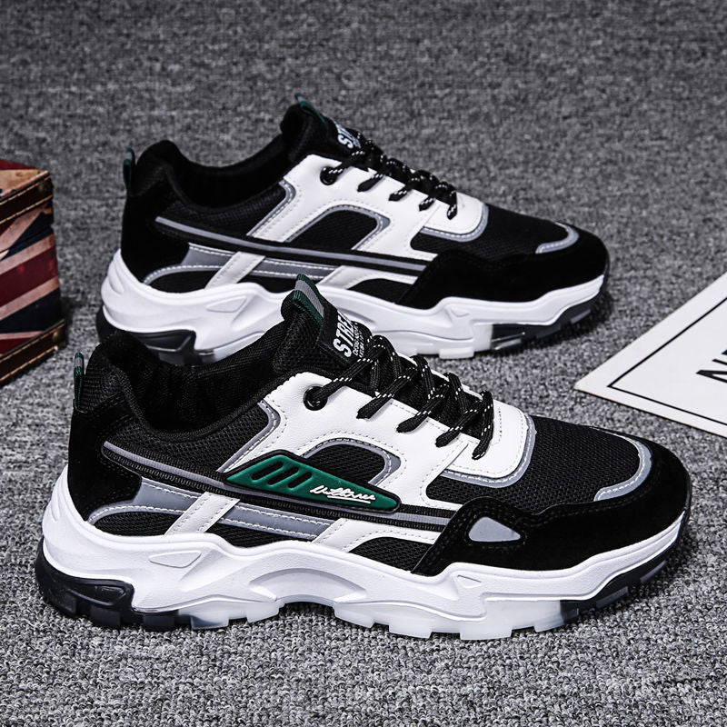 Damen Sportliche Sneakers mit atmungsaktiver Mesh-Oberfläche und dämpfender Sohle EB