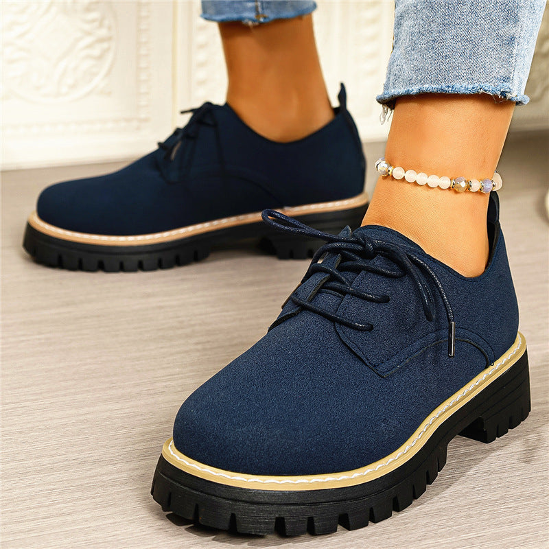 Damen Schnürschuhe mit robustem Profil und modernem Look EB