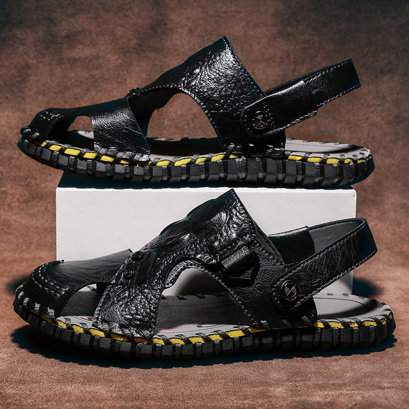 Herren Weiche und bequeme Freizeitsandalen mit verstellbarem Riemen EB