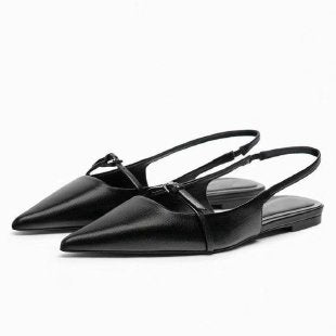 Damen elegante Slingback Ballerinas EB