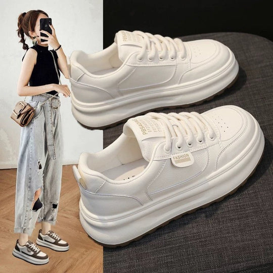 Damen Sportliche Lifestyle-Sneaker mit trendiger Zweifarben-Optik EB