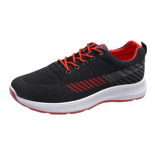 Damen Atmungsaktive Lauf-Sneaker mit elastischer Schnürung und dämpfender Sohle EB