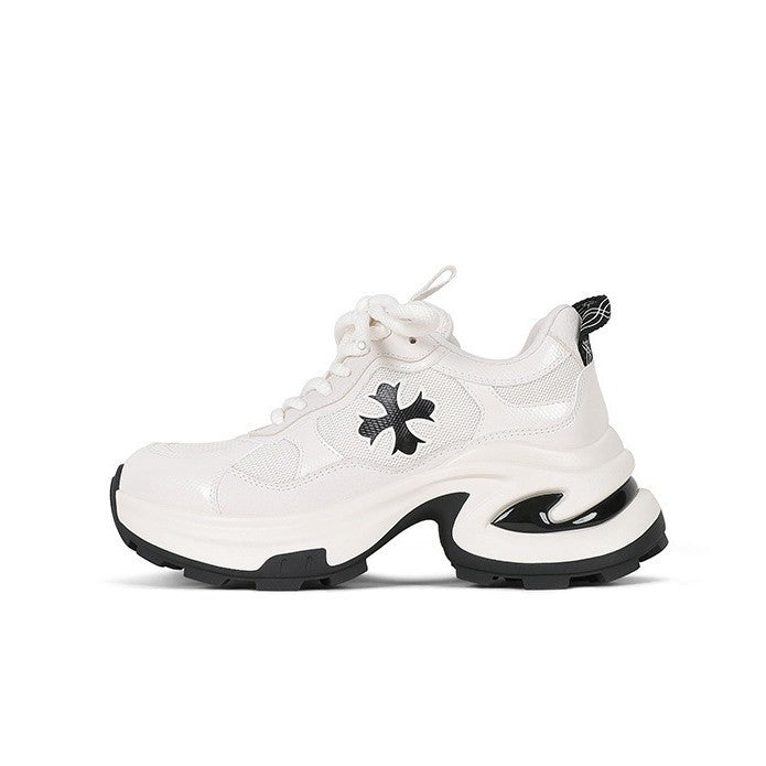 Damen Sportliche Chunky Sneakers mit atmungsaktiver Mesh-Oberfläche EB