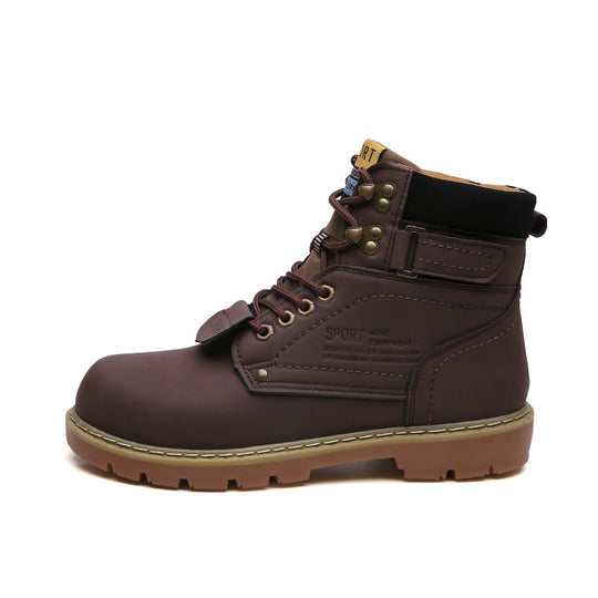 Damen robuste Schnürstiefel mit wasserdichtem Obermaterial EB