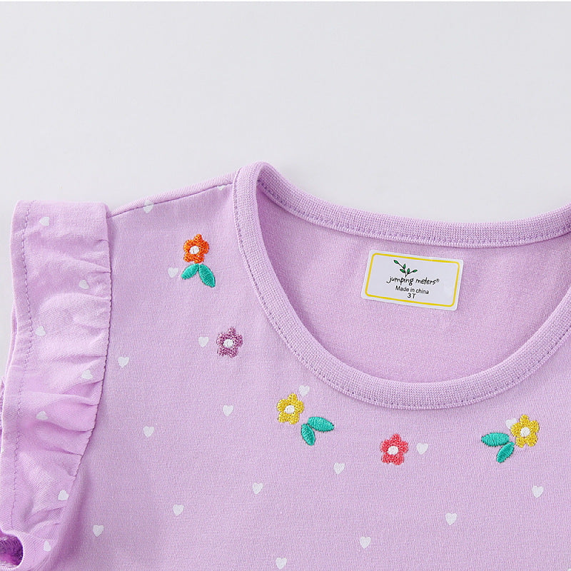 Mädchen Sommerkleid mit verzauberndem Meerjungfrau-Stickdesign EB