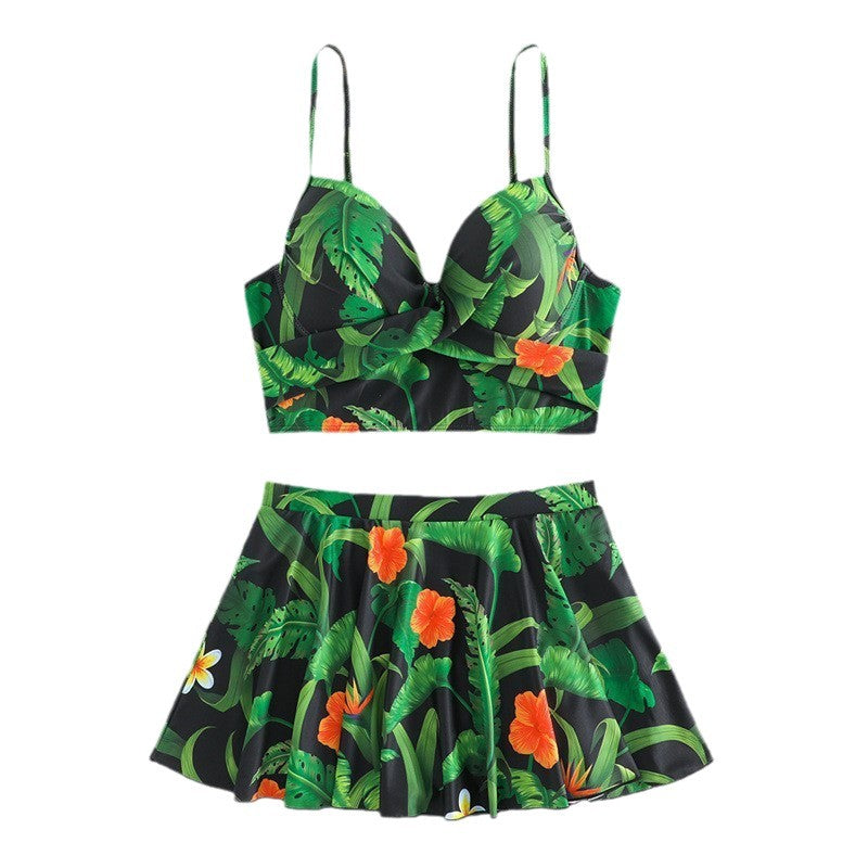 Damen Badeanzug mit floralem Design EB